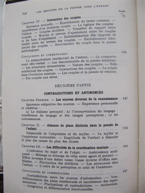 Les Origines de la pensée chez l enfant Wallon Henri Quadrige de Henri