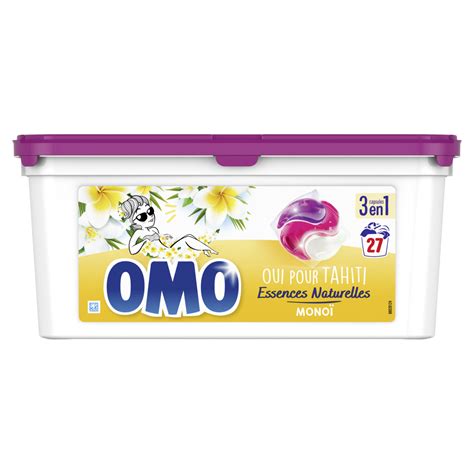 Omo Capsules De Lessive En Mono Capsules Pas Cher Auchan Fr