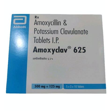 Amoxyclav Mg Amoxycillin Potassium Clavulanate Tablet Ip At Rs