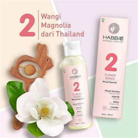 Jual Habbie Minyak Telon Aromatic Varian Bunga No Wangi Magnolia