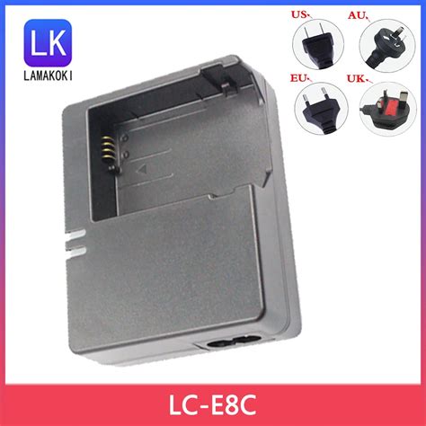 Cargador De Bater A De LC E8C Para Canon LC E8E Cargador De Bater A