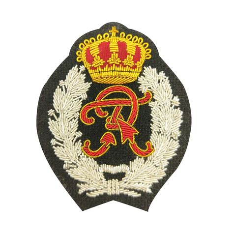 Blazer Badges Custom Hand Embroidered Wire Bullion Crest Patch