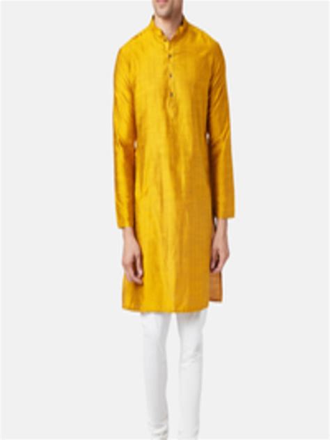 Buy Indus Route By Pantaloons Mandarin Collar Kurta Kurtas For Men