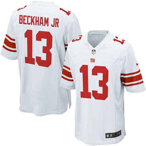 Youth Nike Odell Beckham Jr. White New York Giants Game Jersey