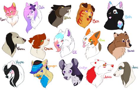 My Canine Ocs Part 1 By Pinky Poodle On Deviantart