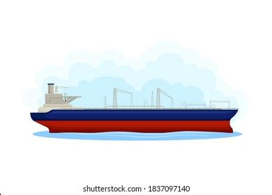 Reefer Ship Refrigerated Cargo Ship Water Stock Vector (Royalty Free ...