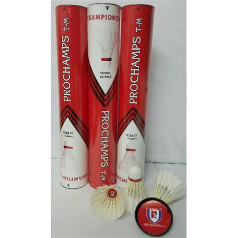 Jual PROCHAMPS PC 70 PC70 Shuttlecock Badminton Original Shopee