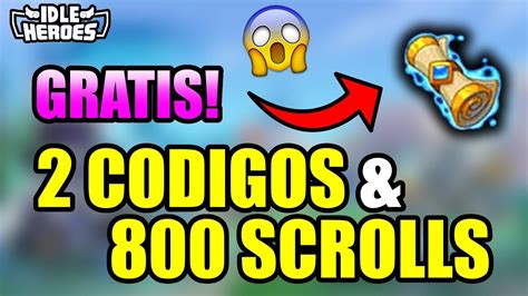 IDLE HEROES MAIS CODIGOS E PERGAMINHOS GRATIS PRA ESSE EVENTO