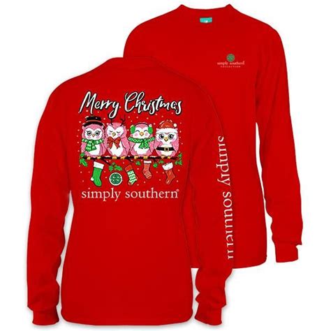 Simply Southern Owl Christmas Youth Simply Southern Christmas