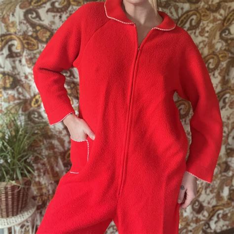 Sears Women S Red Pajamas Depop