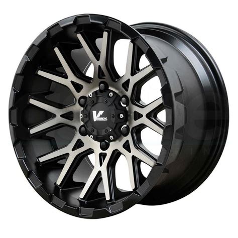 X V Rock Vr Recoil X Satin Black Dark Tint Wheels Rims