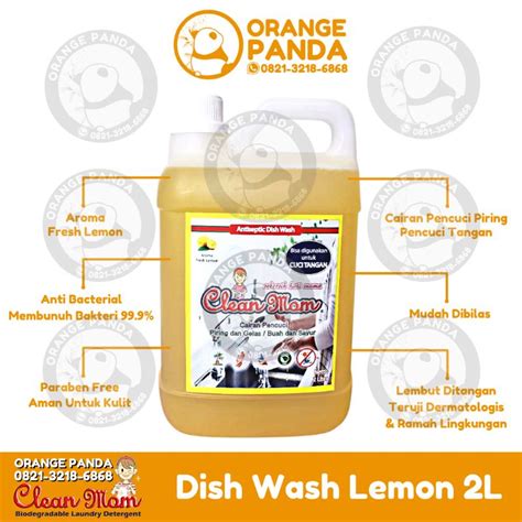 Jual Clean Mom Dish Wash Liter Clean Mom Sabun Cuci Piring Cuci