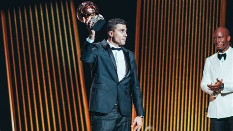 Rodri Won The Ballon D Or After The Gemilang Season At Manchester City