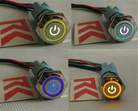 Jual TOMBOL ON OFF DC RAINBOW SWITCH ON OFF NYALA PENCETAN LAMPU