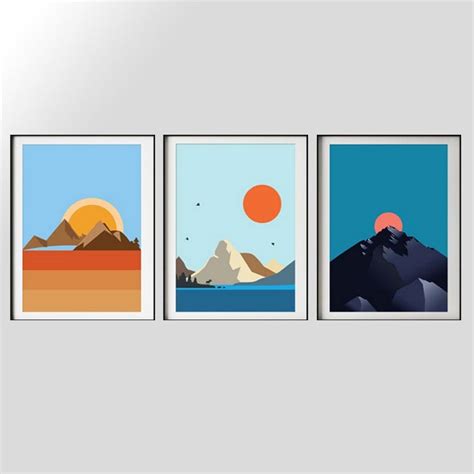 Abstract Nordic Set Prints | Nordic print, Nordic, Prints