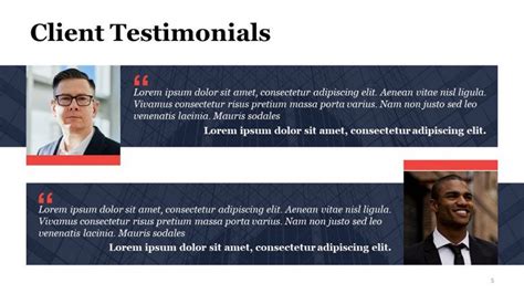 Customer Testimonial Templates Free Powerpoint Template