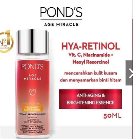 Jual Ponds Age Miracle Vit C Niacinamide Ultimate Glow Essence Ml