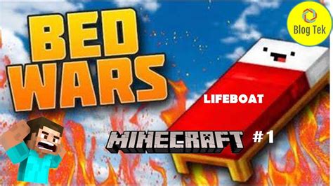 Playing Bedwars On The Lifeboat Server Minecraft Blog Tek Youtube