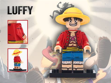 Luffy Mini Figure From One Piece and the Mugiwara Crew - Etsy