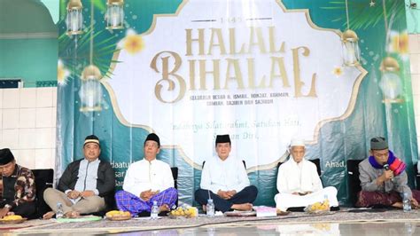 Hadiri Halal Bihalal Di Ponpes Hudaatul Umam Pasar Kemis Sekda Rudy