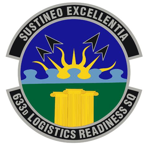 Coat Of Arms Crest Of 633rd Logistics Readiness Squadron US Air