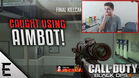 HE GOT CAUGHT USING AIMBOT BO2 TRICKSHOTTING YouTube