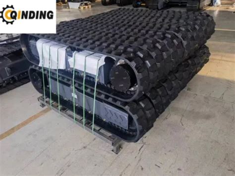 6 Ton Economical Rubber Tracked Undercarriage Chassis Assembly System