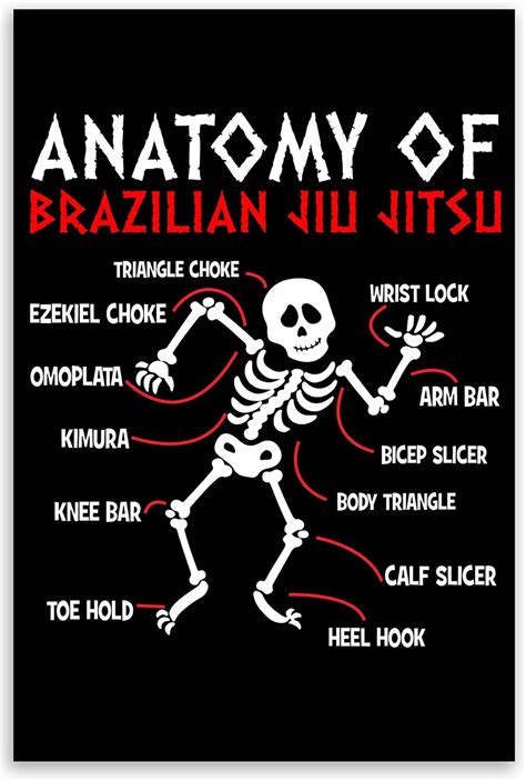 Amazon Jiu Jitsu Wall Poster Jiu Jitsu Funny Bjj Gifts Spooky