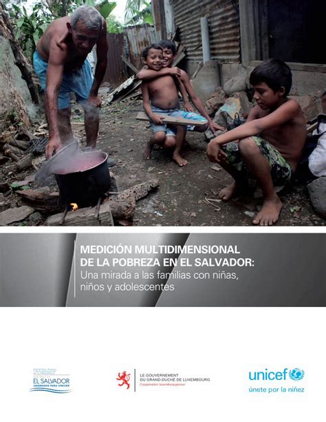 PDF Medición MultidiMensional de la pobreza en el salvador en