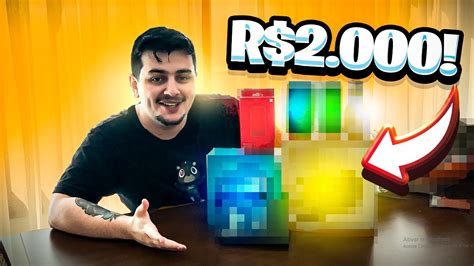 Abrindo Uma Caixa Misteriosa De Mil Reais Youtube