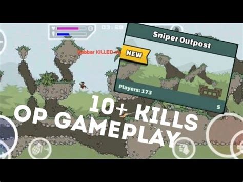 SNIPER OUTPOST GAMEPLAY MINI MILITIA YouTube