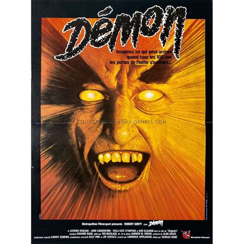 Affiche De Cinéma Française De Demon 40x54 Cm