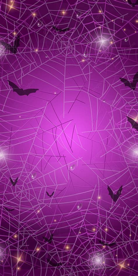 A Purple Background With Lots Of Bats Flying In The Air And Some Stars