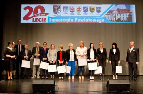 20 lecie samorządu powiatowego uroczysta gala Powiat Drawski