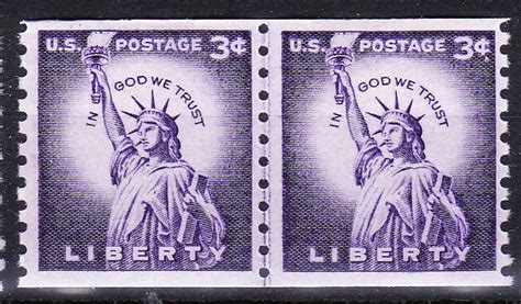 MOstamps US Scott 1057a Mint OG NH Coil Line Pair Lot DS 6100