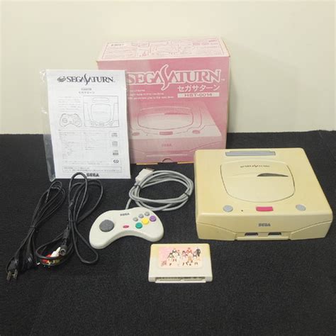 【傷や汚れあり】動作品 Segaセガ Segasaturnセガサターン Hst 0014 本体hst 3220 カートリッジ付 付属品完備