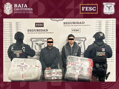 Decomisa Fesc M S De Kilos De Marihuana Y Detiene A Dos Hombres En