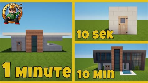 Minecraft Haus In Sekunden Minute Minuten Bauen Challenge