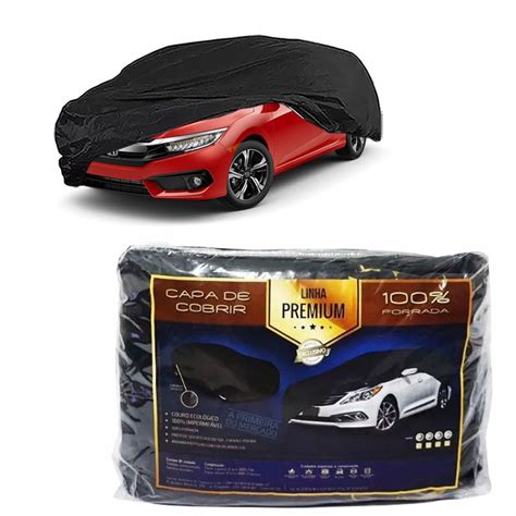 Capa Couro Cobrir Honda Civic Em Diante Imperme Vel Forrada