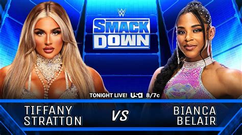 Wwe K Tiffany Stratton Vs Bianca Belair Smackdown Youtube