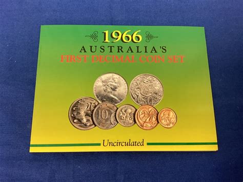 1966 Australias First Decimal Coin Set” Uncirculated Sherwood