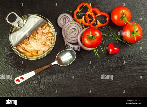 Canned Tuna Fish Fishing Industry Pieces Of Tuna With Chilli Healthy