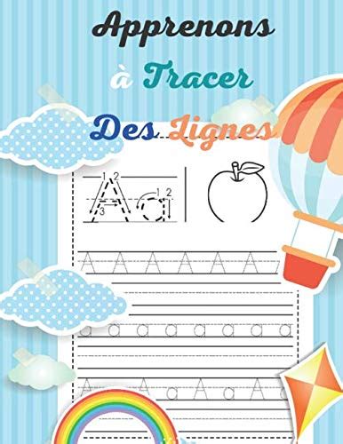 Apprenons Tracer Des Lignes Cahier D Criture Sp Cial Chiffres By