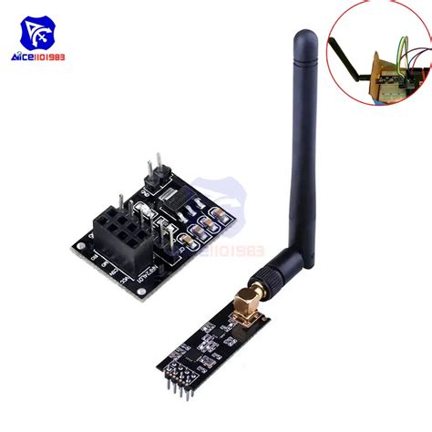 Diymore M Dulo Transceptor NRF24L01 PA LNA RF Antena SMA De 2 4 GHz M