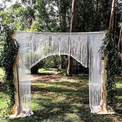 15 Macrame Wedding Backdrop Ideas — The Bohemian Wedding