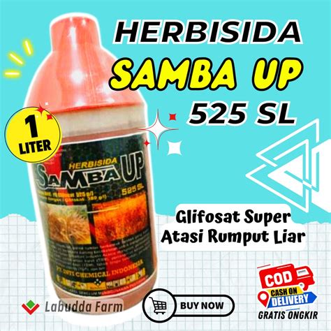 Jual Samba Up 525SL Glifosat Super 1 Liter Herbisida Samba Up 1 Liter