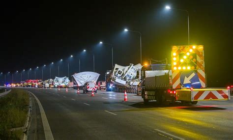 GDDKiA drugi transport maszyny TBM przejedzie przez Warszawę i woj