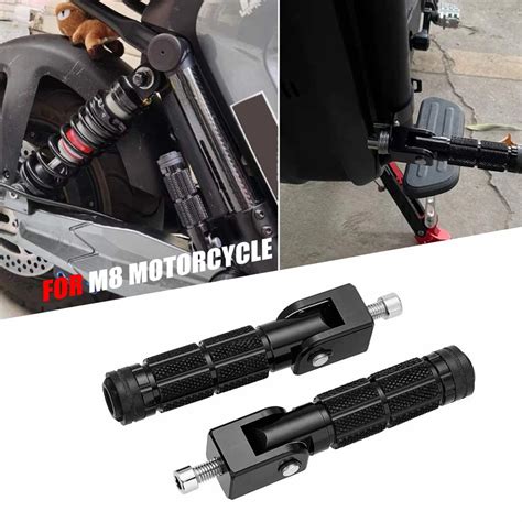 Universal M Motorcycle Foldable Foot Pegs Mm Aluminum Alloy Bike