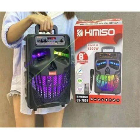 Jual Speaker Bluetooth Kimiso QS 7801 8 Inch Shopee Indonesia