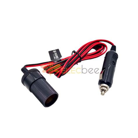 12v 24v Car Cigarette Lighter Plug Male To Female Socket Extension Cord Car Extension Cord With